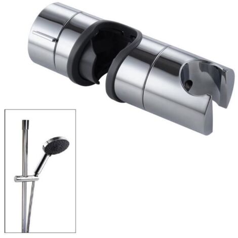 Support de Douche Réglable URAQT - Chrome - Pour Douche - Réglable en Hauteur (1/4)