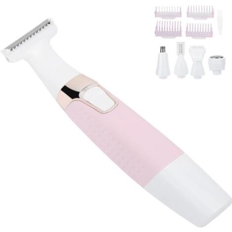 VINGVO Rasoir électrique pour femmes Épilateur Électrique de Corps Rasoir Femme Rechargeable USB Machine d\'Épilation Indolore 5 (1/4)