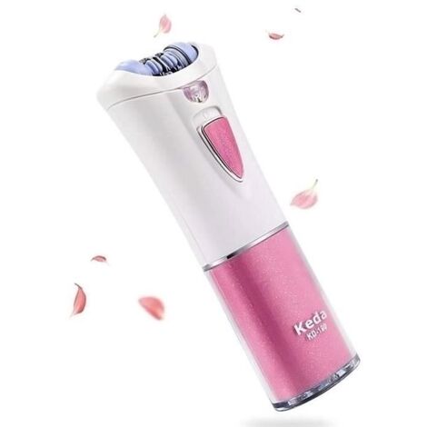 Épilateur Électrique Femme - Mini Épilateur Portable pour Visage, Corps, Jambes et Bikini - Sans douleur