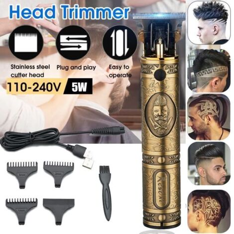 Tondeuse à Cheveux pour Hommes Multifonction Professionnels Barbe électrique Barbier Coupe de Cheveux Tondeuses (1/4)
