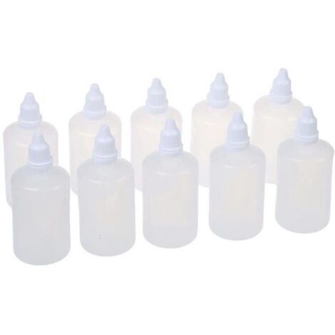 10pcs bouteille plastique Goutte bouteille 100ml (1/4)