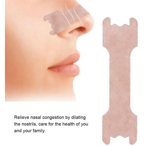 YINN 100Pcs Anti Ronflement Dilatateur Nasal Snore Stopper Améliorer Sommeil Bandelettes Sommeil Bien Dormant Dispositif D\'ai A8 (1/4)