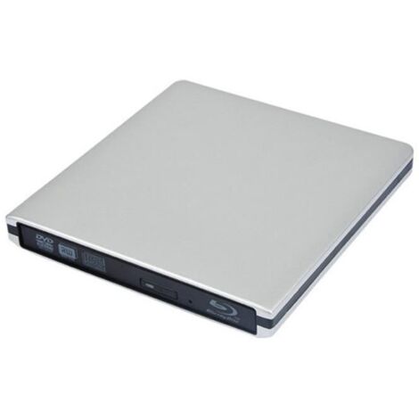 Lecteur de DVD Blu Ray Externe 3D USB 3.0 Portable Bluray DVD Graveur de CD RW RangéE de CD pour MacBook OS Windows 7 8 10 Linxus