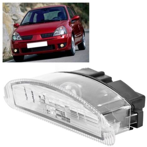Éclairage de la plaque d\'immatriculation 7700410754 Lampe de plaque d\'immatriculation pour Renault Clio II 1998-2005 HB007 (1/4)