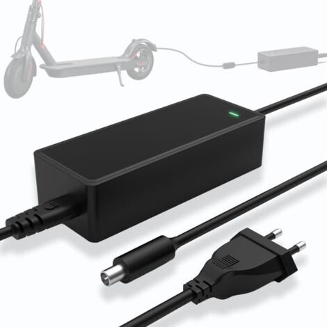 Chargeur trottinette electrique 42V 2A, Chargeur Batterie Vélo électrique 36V Lithium Adaptateur Universel