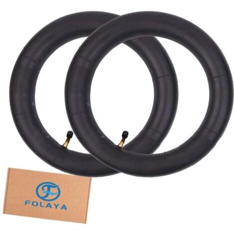 FOLAYA 2 Chambres à air pour Scooter 12 1/2\"x 2 1/4\" (12.5 x 2.25) avec Tige de Valve coudée, Remplacement pour Razor Pocket Mod Bel (1/3)