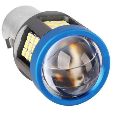 Ampoules de phare de moto Ampoule de phare de moto LED blanc haute luminosité large vue en alliage d\'aluminium BA20D (1/4)