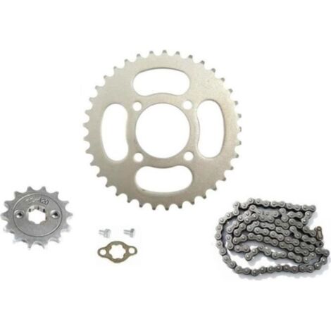 90cc 110cc 125cc KIT CHÂINE QUAD ENFANT - CHAÎNE 42 MAILLONS 420