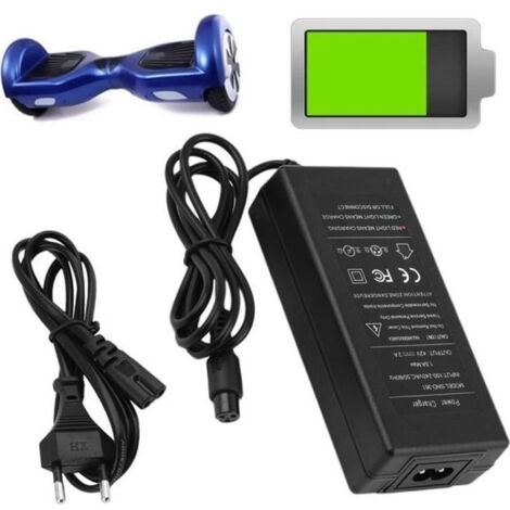 42V Chargeur pour auto équilibrage Scooter Hoverboard avec prise européenne (1/4)