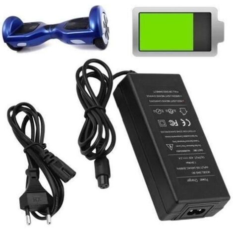 AO 42V Chargeur pour auto équilibrage Scooter Hoverboard avec prise européenne noir (1/3)