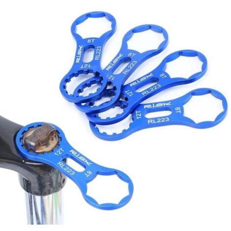 OUTIL DE RÉPARATION DE FOURCHE AVANT DE VÉLO VTT, Amortisseur, Clé 8T 12T Pour Suntour XCM XCR XCC XCT TVS (1/4)