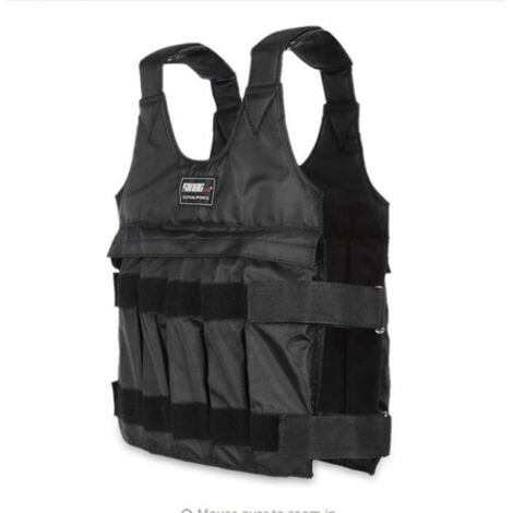 Gilet pondéré HTF® 50 kg pour Fitness boxe - Équipement d\'entraînement