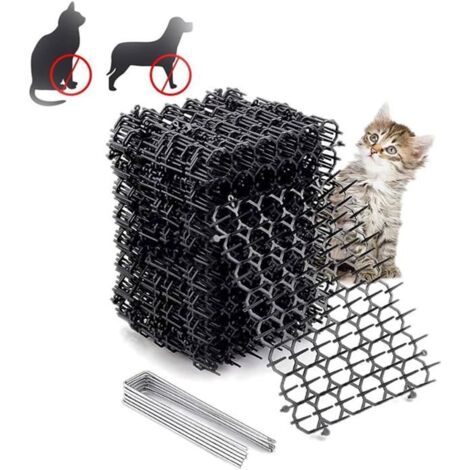 12PCS Tapis Anti-Chat avec Pointes,15  20cm Tapis de Dissuasion répulsif pour Chat Chien Animal (1/5)