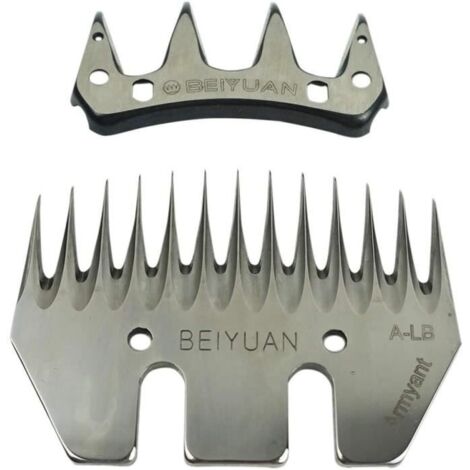 Ciseaux à mouton 13 dents Lame électrique Beiyuan Ciseaux à moutons Peigne et Cutter – Remplacement pour tondeuse mouton,alpa[943]