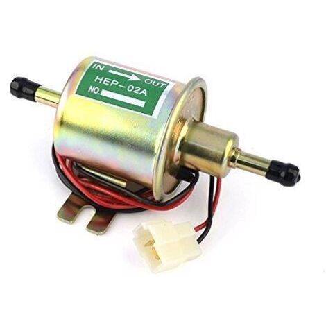 Pompe à carburant universelle et électronique 12 V Compatible avec essence et diesel (1/2)