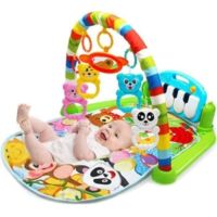 4 En 1 Tapis Musical D\'Éveil pour Bébé Tapis de Fitness Piano Jouets Amovibles tapis de jeu multifonction