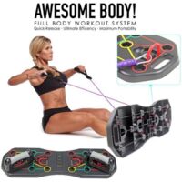 Push Up Board Amovible Portable Multifonction Sport Fitness Musculation Pectoral Latissimus Bras épaules Outil auxiliaire