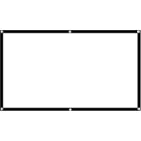 Écran de projection pliable SALUTUYA - 16:9 - 60-150 pouces - Blanc
