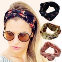 Paquet De 4 Bandeaux Pour Femmes Bande De Cheveux De Style Floral Enveloppe De Tete Turban Elastique
