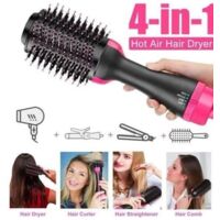 Brosse Soufflante, Brosse Lissante Chauffante Electrique Multifonctionnels Sèche-Cheveux 3 en 1, sèche-cheveux brosse