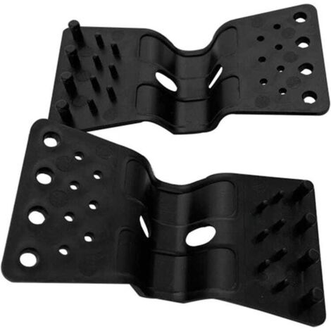 Lot de 50 clips pour filet d'ombrage, clips de fixation, clips de fixation résistants au vent, attaches pour filet d'extérieur, crochets pour tissu de clôture