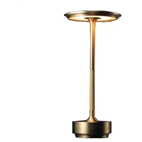 Lampe de bureau LED rechargeable sans fil à intensité variable, lampe de bureau tactile, lampe de chevet pour salon, lampe tricolore