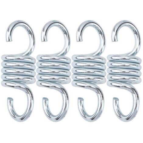 Ressorts de tension avec crochets - 4 ressorts de tension en acier inoxydable pour suspendre les chaises. (1/2)