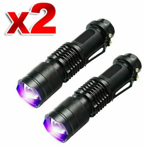 Lampe torche UV LED portable mini (2 pièces) (1/5)