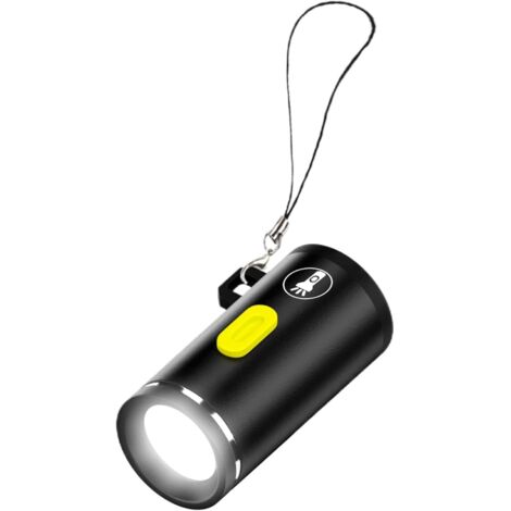 Mini lampe torche LED - Lampe torche portable ultra-lumineuse Lampe torche étanche avec dragonne, mini lampe torche LED haute luminosité pour le camping (1/5)