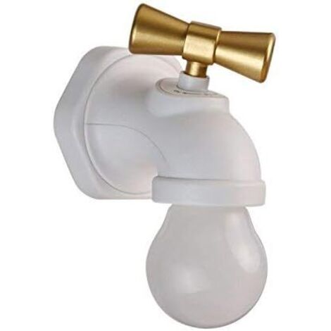 Lampe de chevet LED intelligente de style rétro avec robinet à commande vocale, lumière blanche chaude. (1/4)