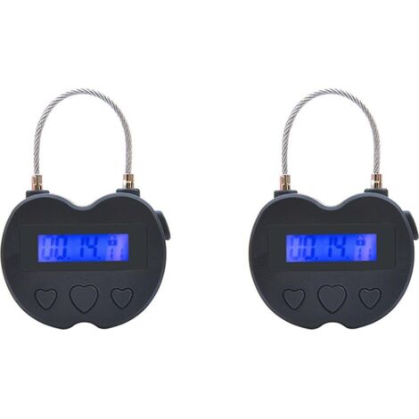 Deux minuteries intelligentes avec écran LCD, minuterie de chargement USB, noires, autres accessoires pour équipements de soudage. (1/5)