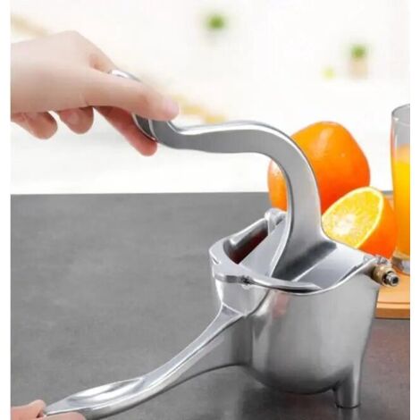 Presse-fruits manuel, en acier inoxydable, multifonctionnel (1/4)