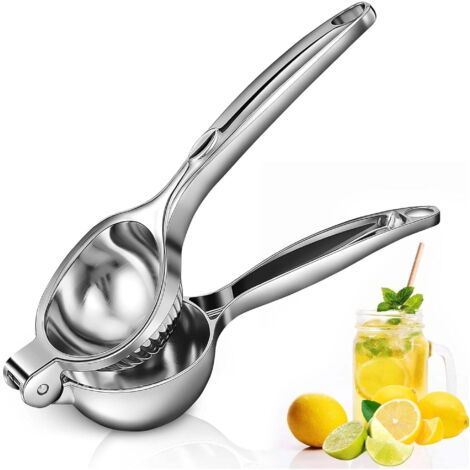 Presse-citron en acier inoxydable, presse-citron vert robuste, presse-citron manuel, presse-agrumes en métal durable, presse-fruits (1/5)