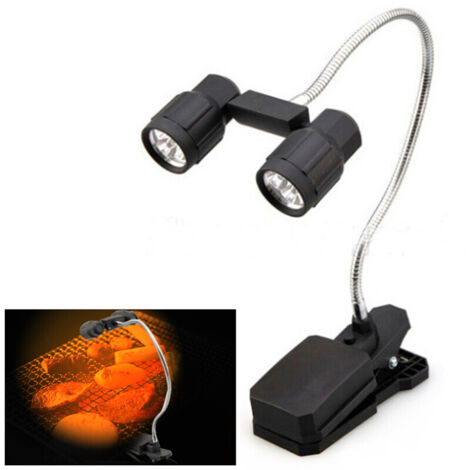 Lampe de barbecue rotative à pince, LED flexible et résistante aux intempéries (1/5)