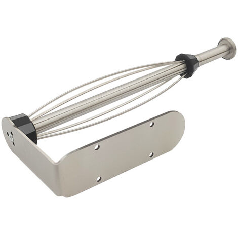 Égouttoir de cuisine à roulettes utilisable d'une seule main, sous les comptoirs de cuisine et dans la salle de bain (argenté) (1/5)