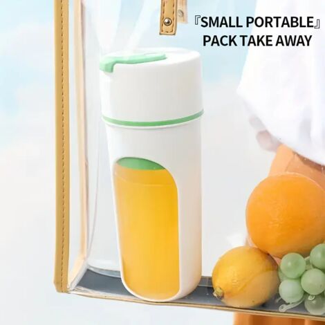 Extracteur de jus portable, design élégant, vitesse puissante, petit mini-gobelet à jus, extracteur de jus électrique pour usage domestique. (1/5)