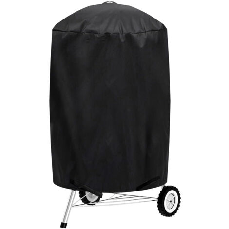 Housse ronde pour four extérieur, en tissu Oxford 210D imperméable et anti-poussière, résistante aux UV (1/5)