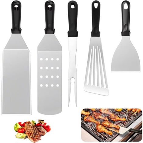 Ensemble d'outils de barbecue 5 pièces - Outils de barbecue - Accessoires de barbecue - Ensemble d'outils de barbecue (1/5)