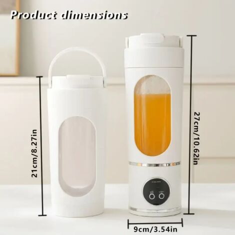 Nouvelle centrifugeuse à 12 lames, petite centrifugeuse portable pour usage domestique, étudiants, mini centrifugeuse électrique, 700 ml. (1/5)