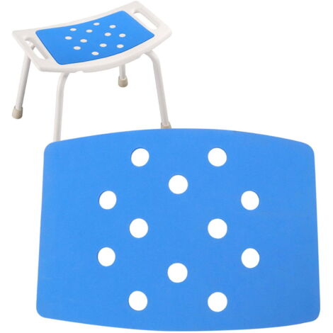 Tapis de siège de douche, 23 x 36 cm, en mousse souple antidérapante et adhésive, imperméable. Coussin de siège de douche épais spécialement conçu pour les personnes âgées.