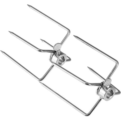Fourchette à barbecue rotative pour poulet et accessoires de barbecue au charbon de bois (1/5)