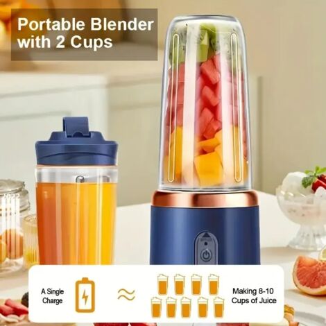Mini-extracteur de jus portable et rechargeable pour une utilisation domestique, extracteur de jus multifonctionnel.