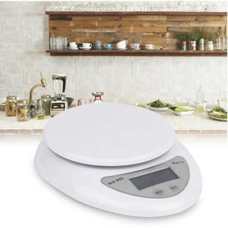 Balance électronique mini balance de cuisine avec pesée automatique, affichage numérique, balance alimentaire (1/5)