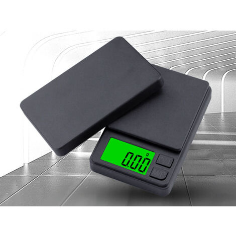 Balance de poche/balance à bijoux électronique rétroéclairée verte 700 g/0,01 g (1/4)