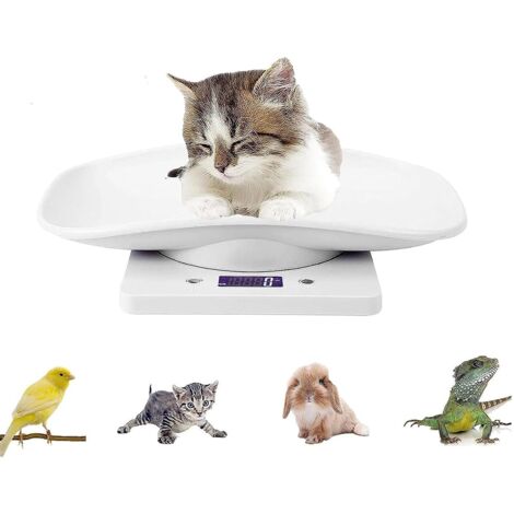 Balance numérique pour animaux de compagnie, balance pour petits animaux avec écran LCD, multifonction pour la cuisine (1/4)