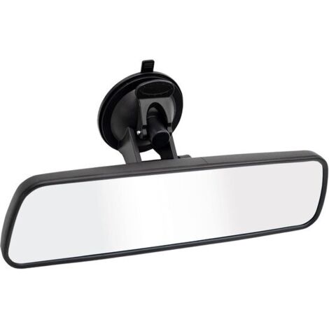 Rétroviseur intérieur à ventouse - Rétroviseur anti-éblouissement pour le conducteur - Rétroviseur de voiture - Rétroviseur intérieur - Rétroviseur grand angle - Modèle universel - Convient aux voitur