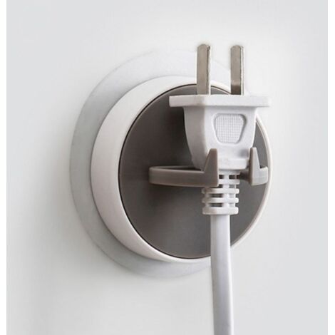 supports de rasoir en ABS sans perçage, avec rangement pour cordon d'alimentation, pour salle de bain. (1/5)