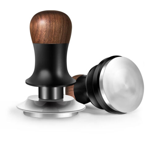 Tasseur à expresso 51 mm, calibrage du tasseur à expresso, tasseur manuel pour expresso, tasseur à café à ressort italien, tasseur monobloc à fond plat (1/5)