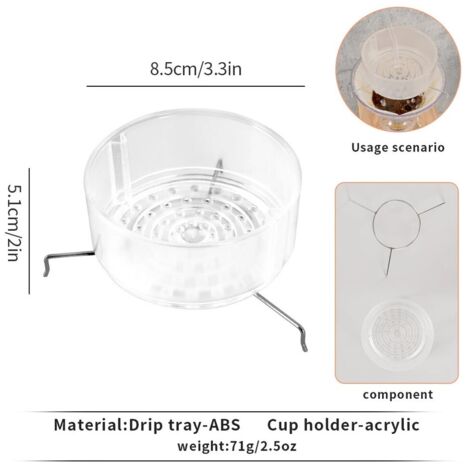Accessoires pour cafetière à filtre à café - filtre transparent (1/5)