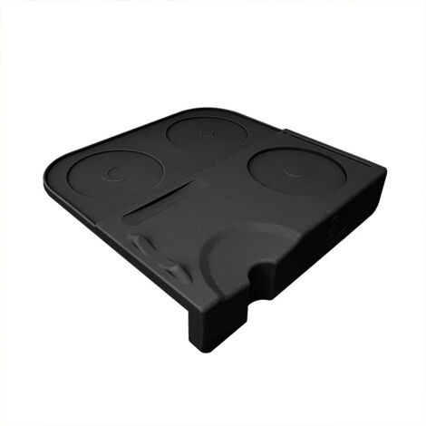 Tapis de tasseur pour expresso - Station de tasseur pour expresso, tapis de tasseur à café en silicone, pour baristas, cuisines domestiques, bars et cafés, tapis de tasseur antidérapant, grande taille (1/3)